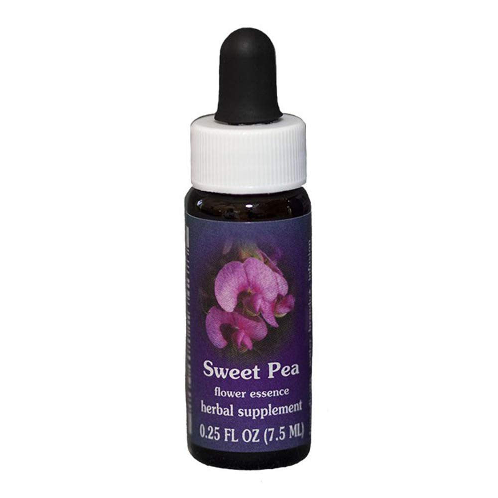 Flower Essence Sweet Pea Herbal Supplement Dropper, 0.25 Oz